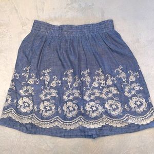 Emmalee 100% Cotton Embroidered Skirt